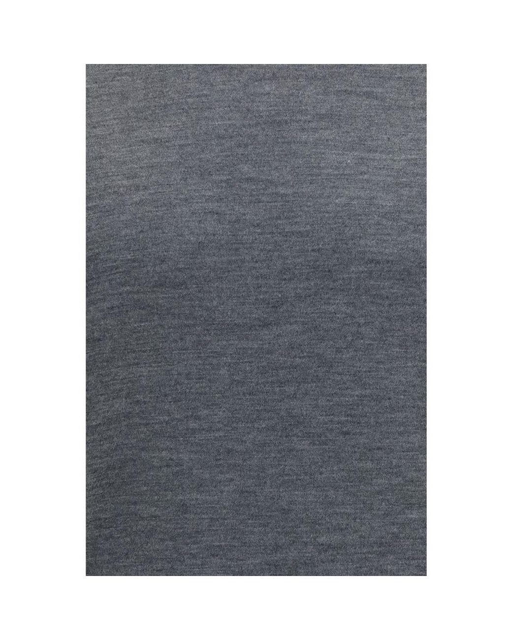 Brunello Cucinelli Blue Gray Wool Oves Aries Turtleneck for men