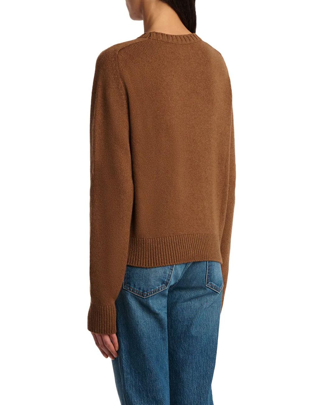 Khaite Brown Nera Sweater Maple