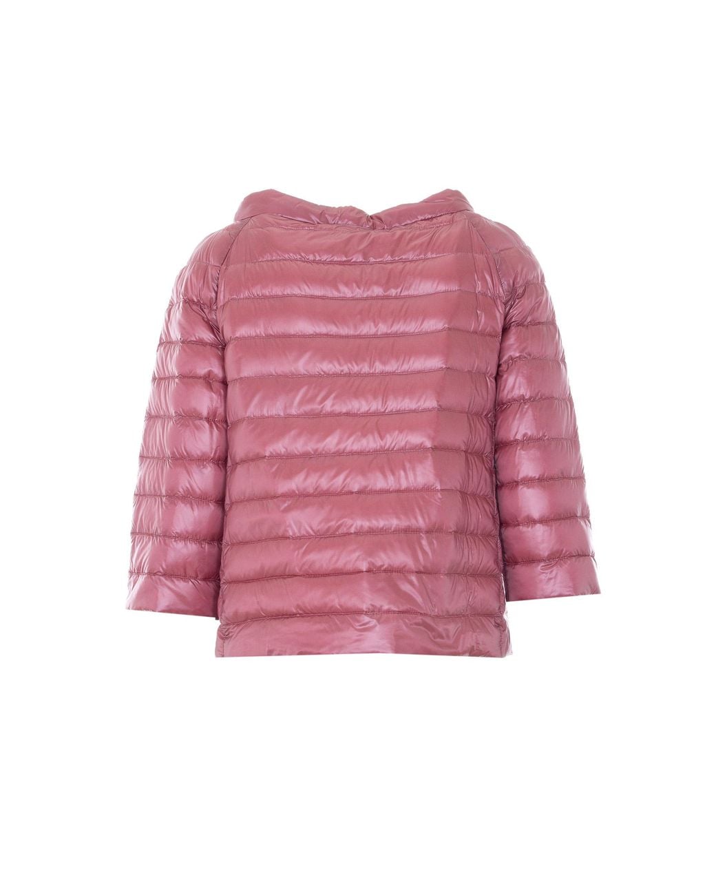 Herno Pink Ultralight Reversible Down Cape
