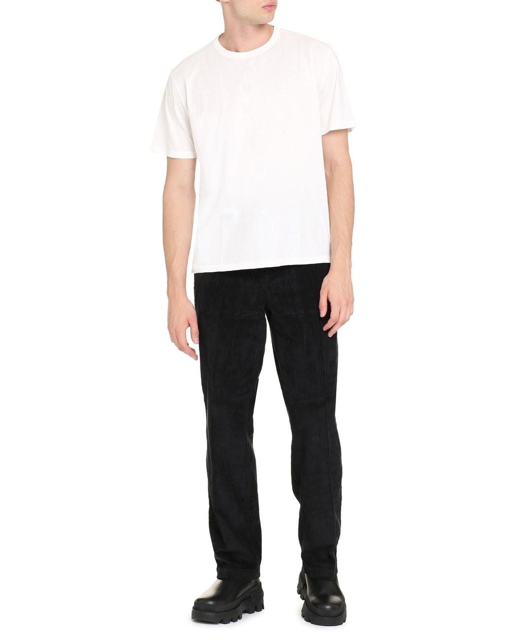 Our Legacy White T-Shirt New Box Cotton Crew-Neck T-Shirts for men