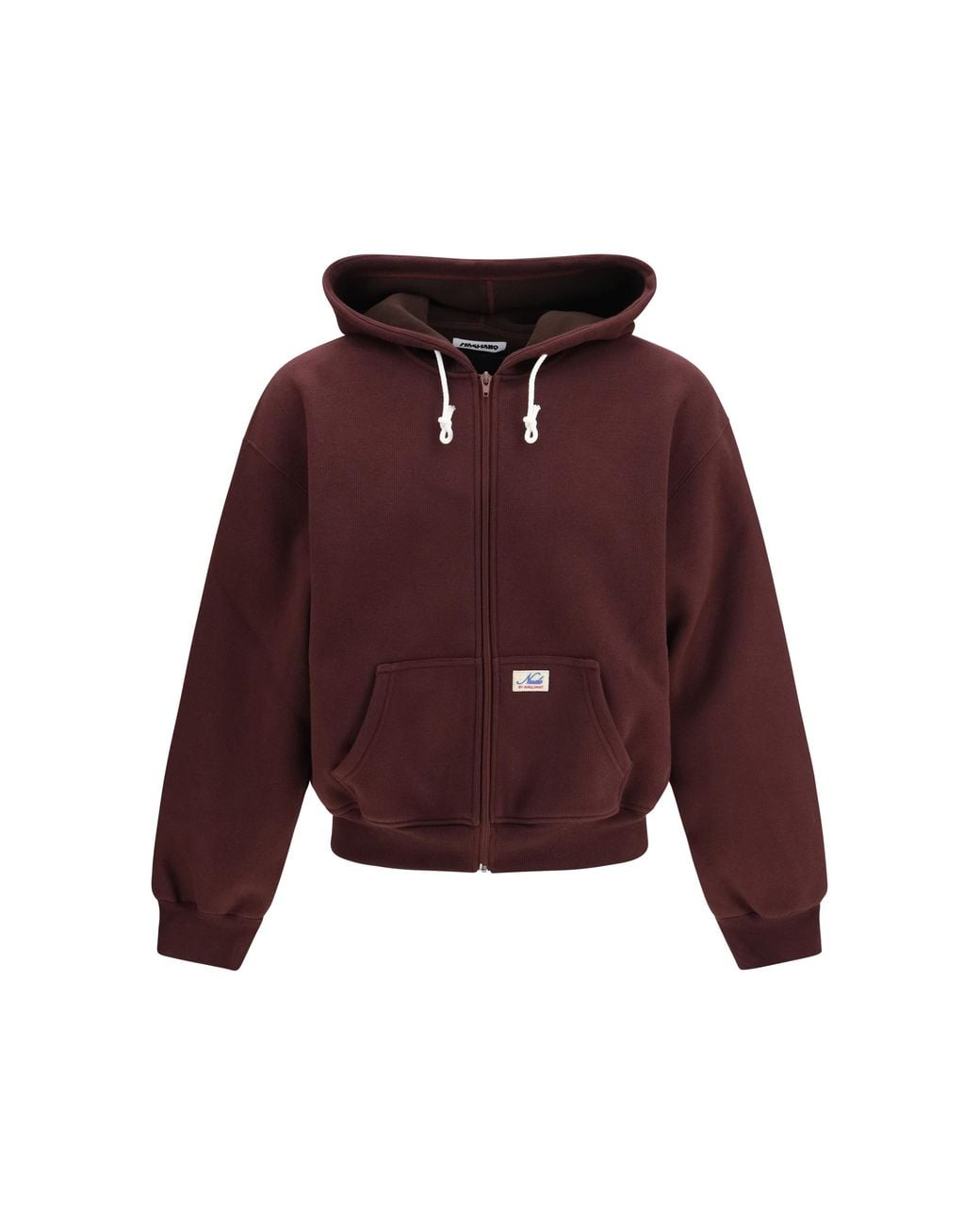 Magliano Purple Nudo Hooded Sweater Cotton; Elastane for men