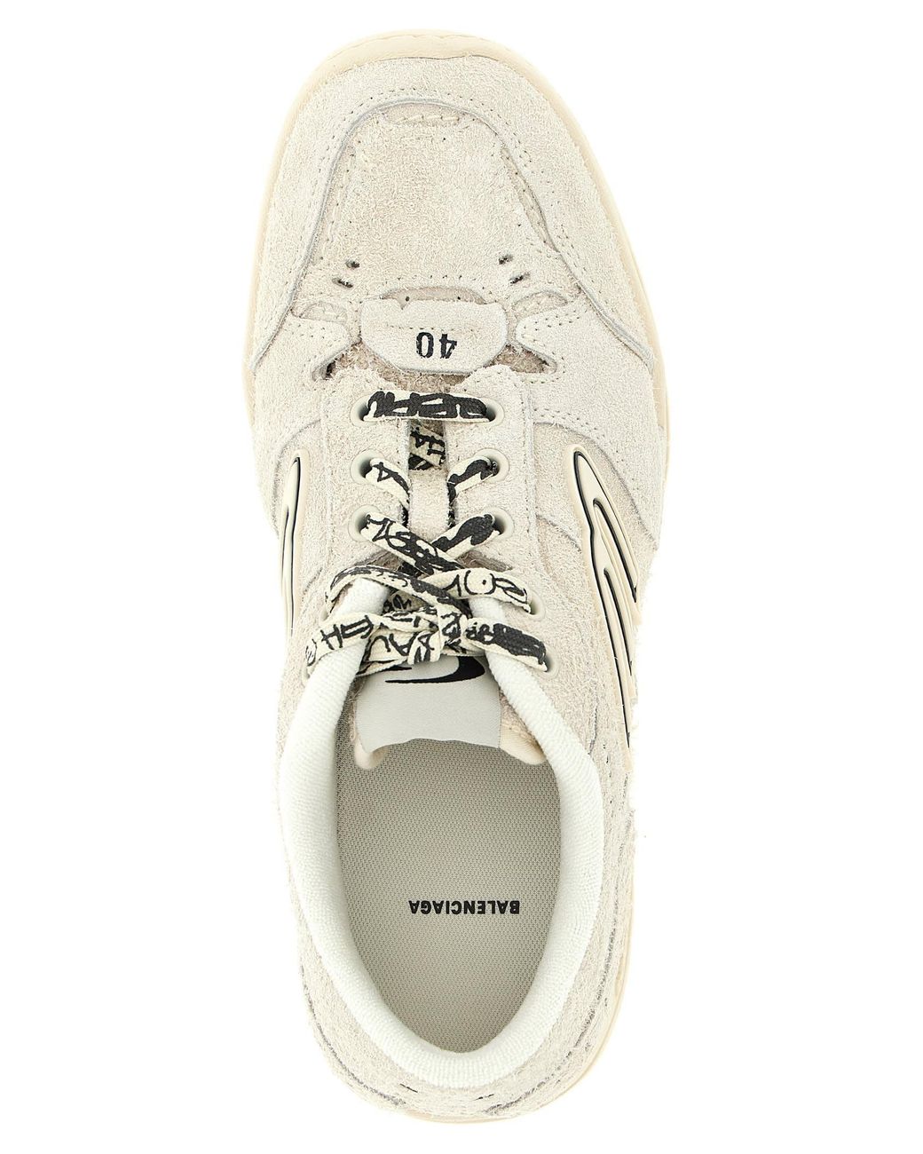Balenciaga White 'Hamptons' Sneakers