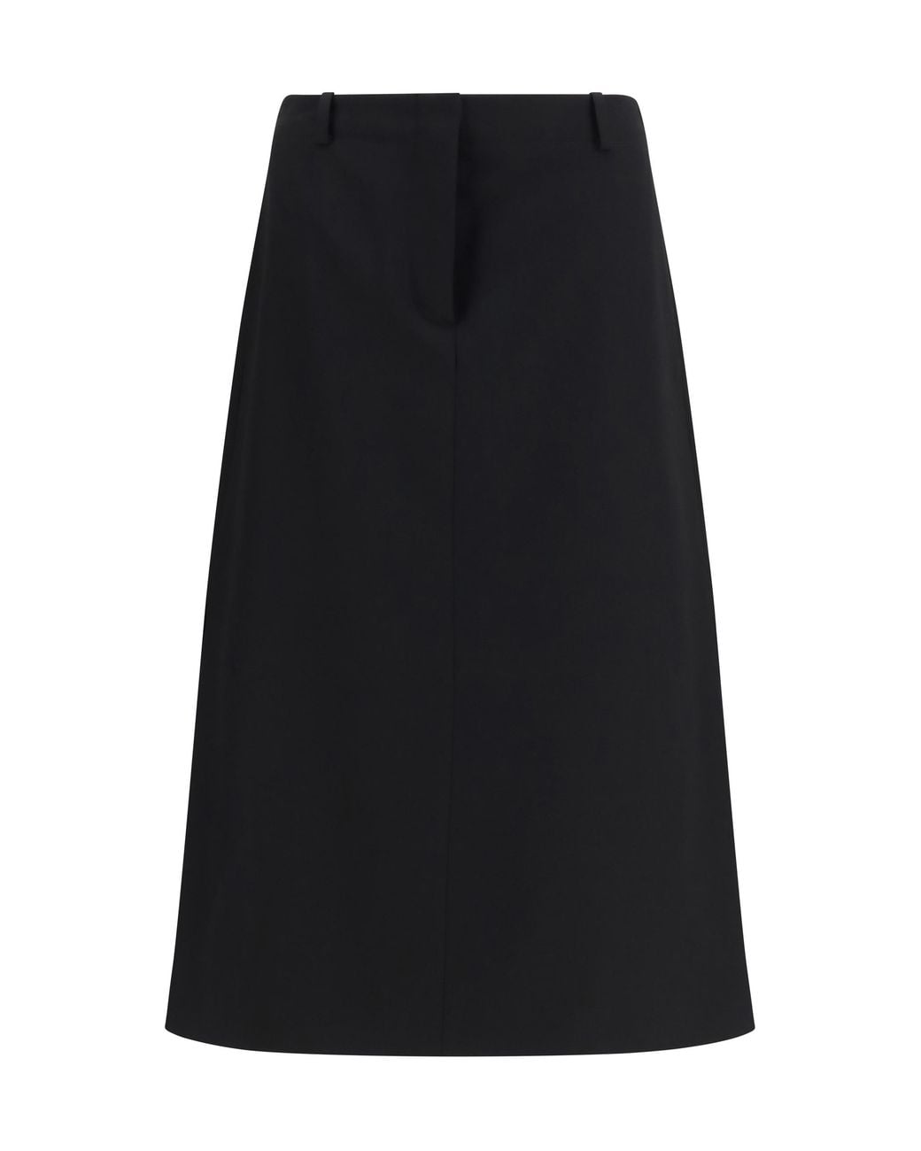 Fendi Black Grain De Poudre Skirt
