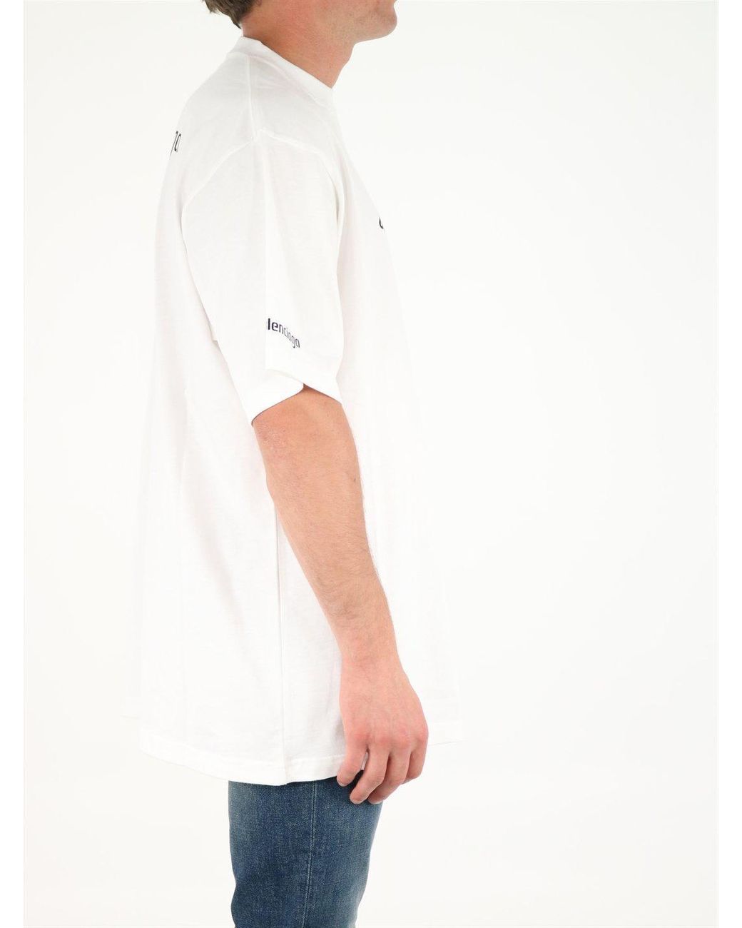 Balenciaga X Sony Playstation 5 Boxy T-Shirt in White for