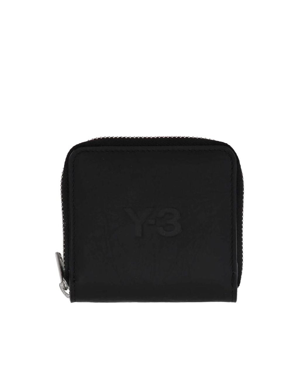 Adidas Black Y-3 Wallet Calf Leather & Cardholders