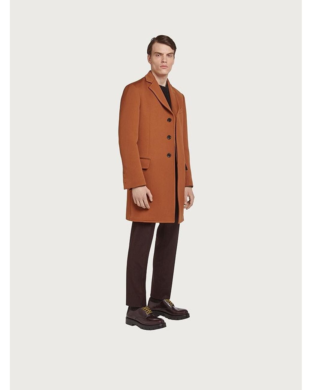 Ferragamo White Coat Clothing for men
