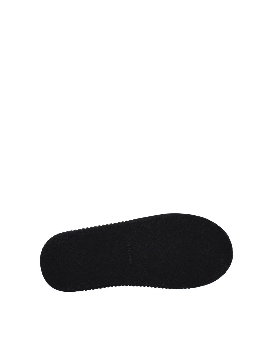 Jil Sander Black Fabric Platform Sneakers for men