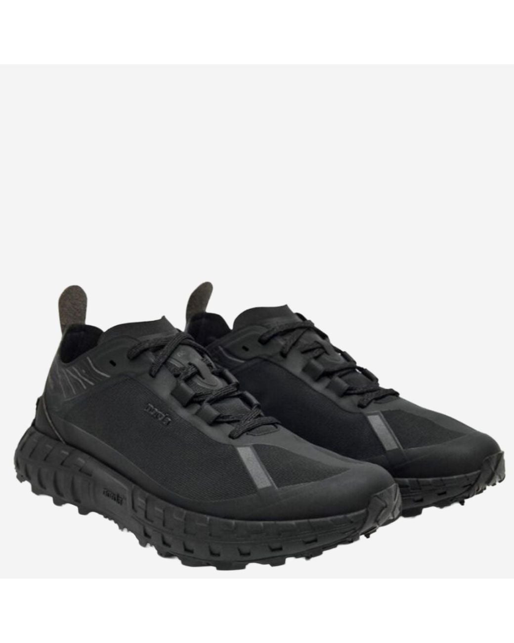 Norda Black Sneakers 001 Mesh And Rubber for men