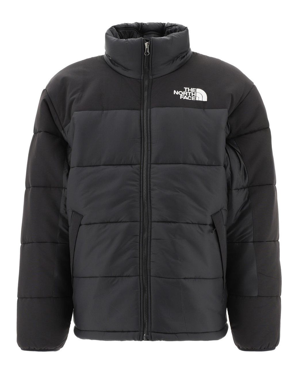 The North Face Himalayan Puffer High Neck Jacket in Black for Men | Lyst UK