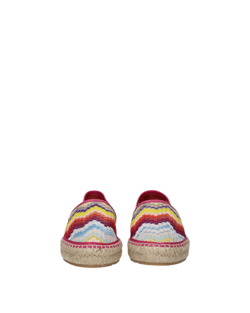 Missoni Pink Fabric Espadrilles Shoe