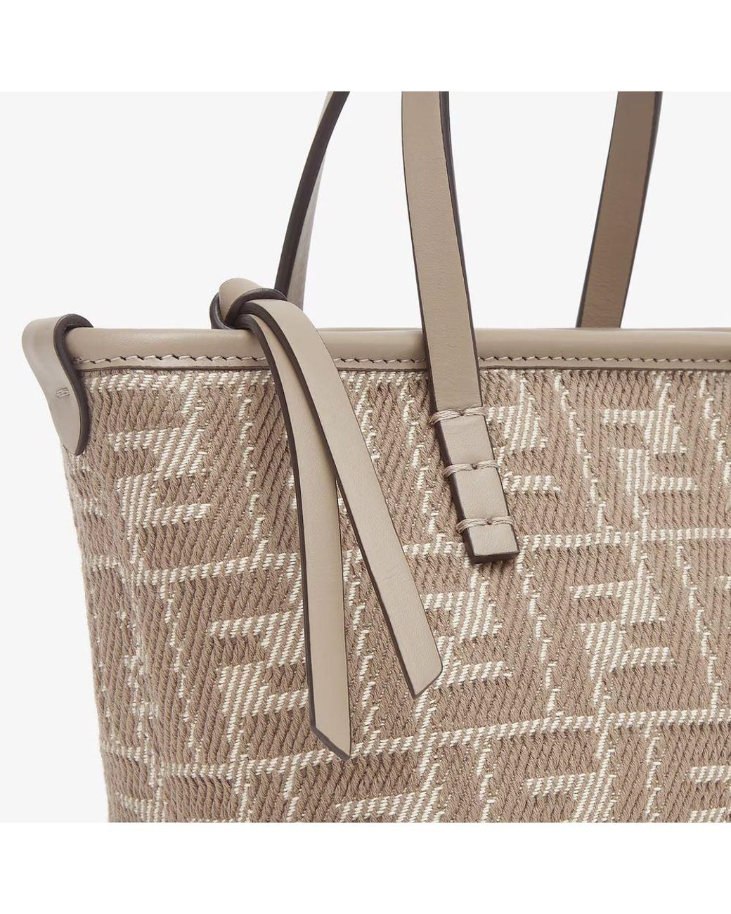 Fendi Natural Fendi E25 Tote Bag