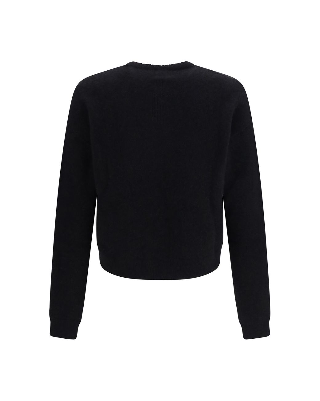 Rick Owens Black Round Neck Sweater for men