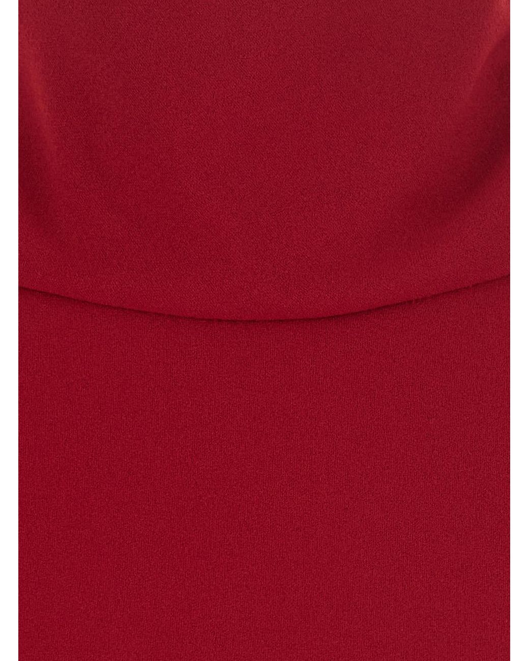 Le Plain Red Long Dress