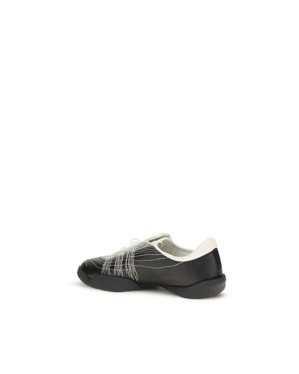 Y-3 Black Rubber Athletic Sneakers for men