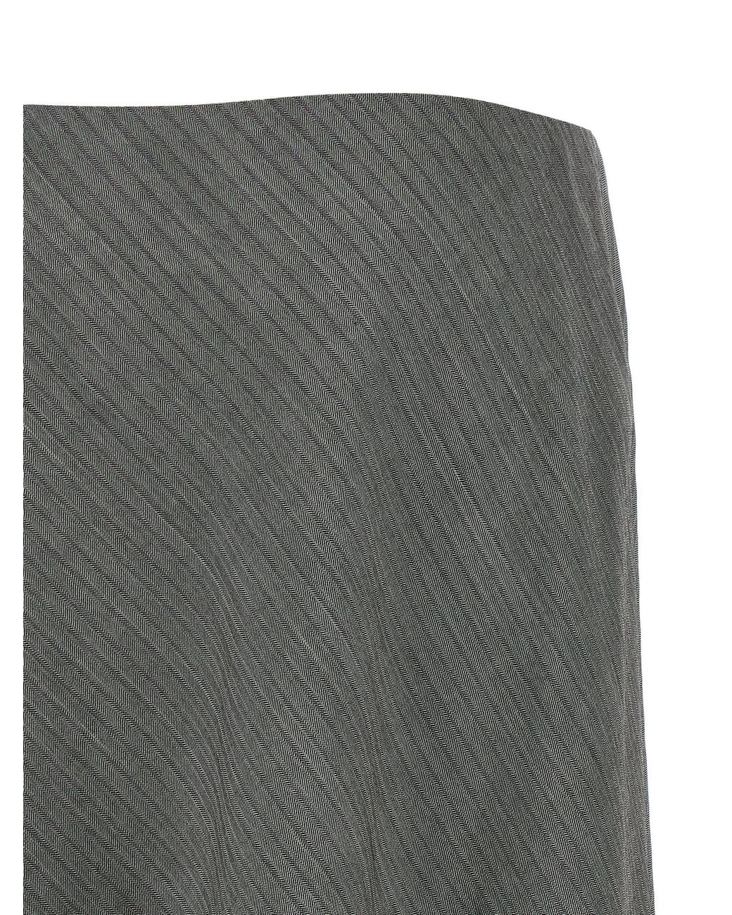 Alberta Ferretti Gray Bell Chevron Skirt