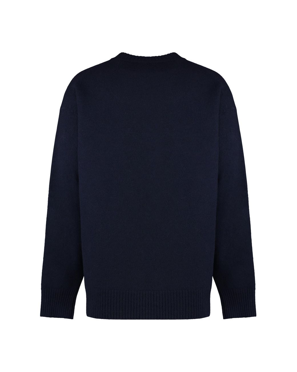 Jil Sander Crew-neck Sweater in Blue for Men | Lyst