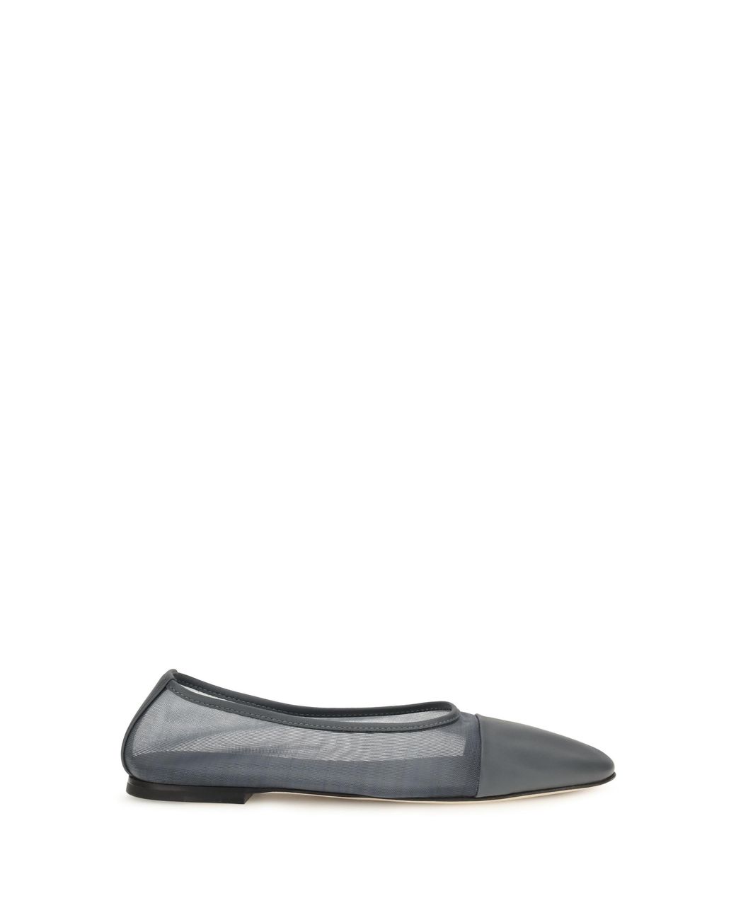 Dear Frances White Gala Mesh Ballerinas