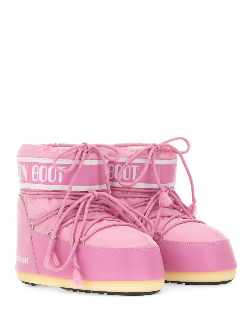 Moon Boot Pink Icon Low Boots Polyamide