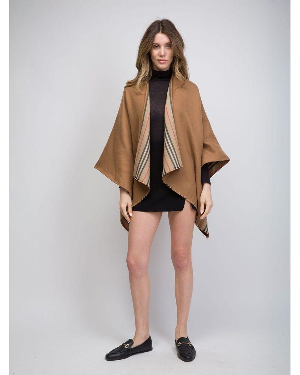 Burberry Natural Cape Wool Apparel Other