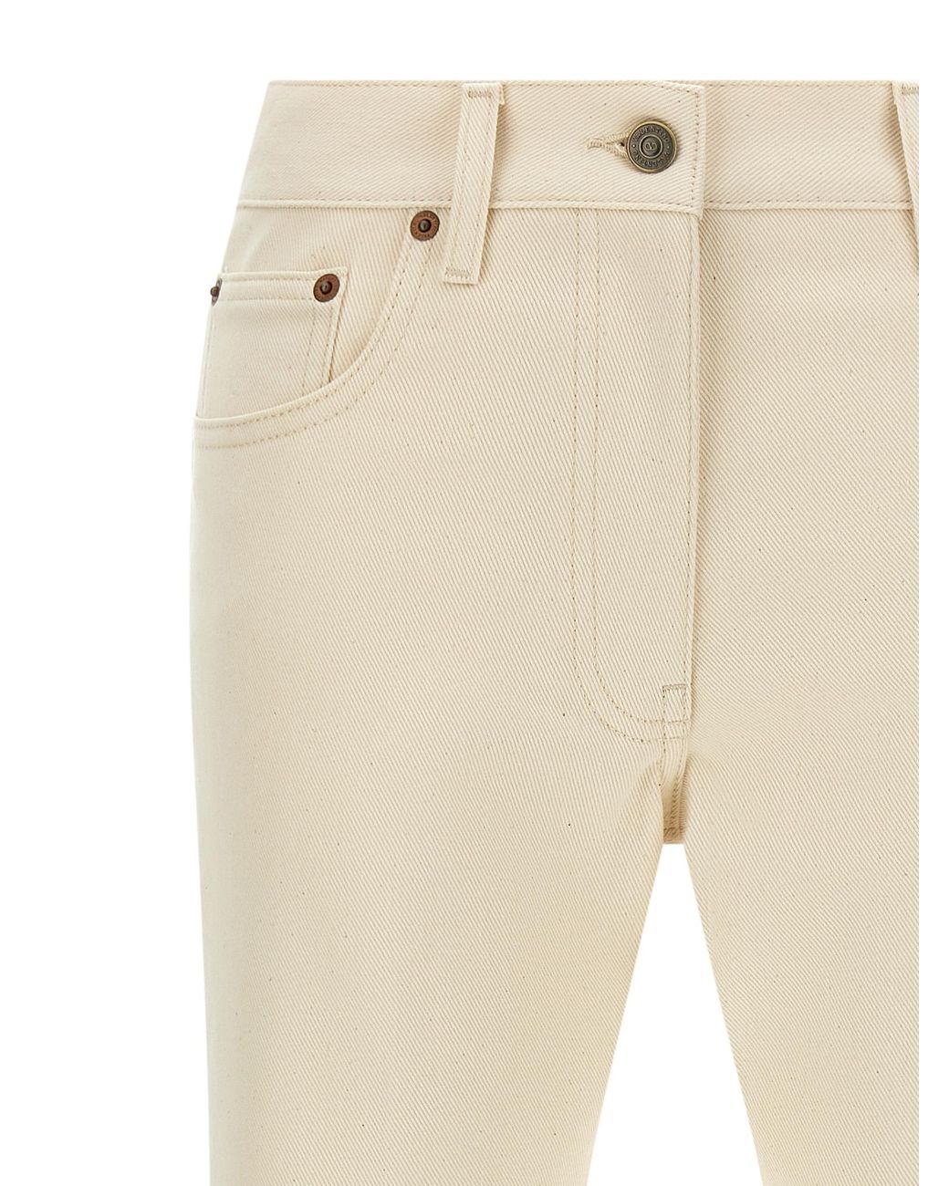 Valentino Garavani Natural Jeans Vgold Cotton