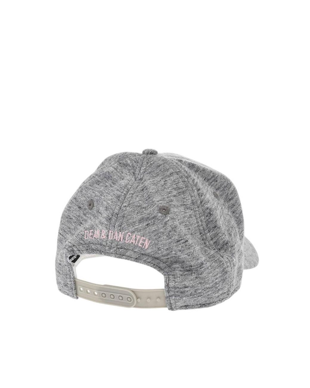 DSquared² Gray Icon Cracked Logo Baseball Cap Accessories Beanies & Hats for men