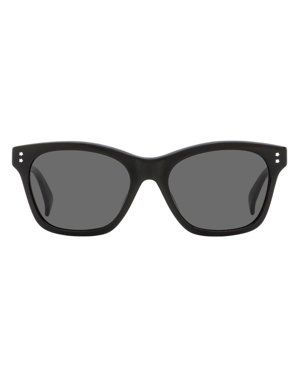 KENZO Black Classic Rectangular Sunglasses Kz40161I 01A 53Mm Plastic (Acetate)