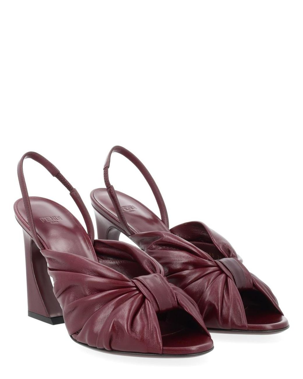 Fendi Purple Fendi Arco Slingback Pump