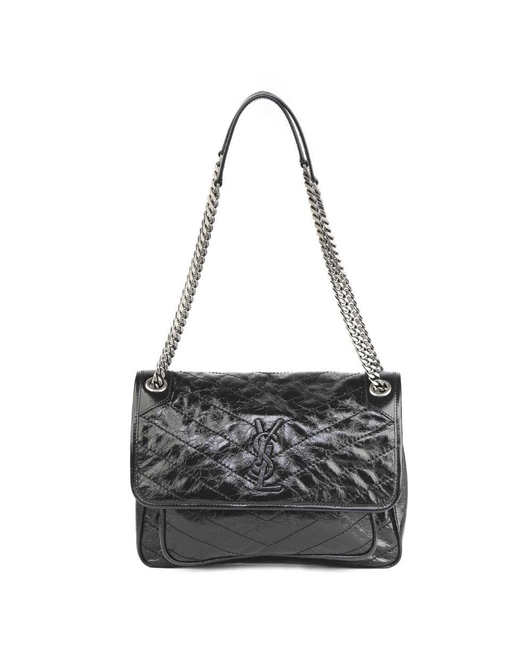 Saint Laurent Medium Niki Bag In Leather in Black | Lyst
