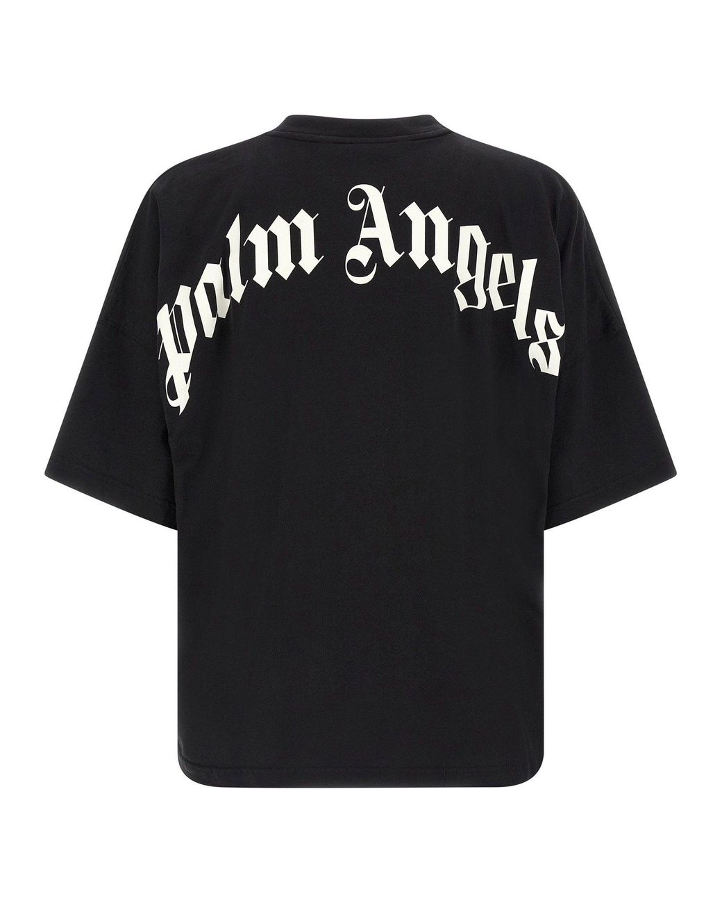 Palm Angels Black Logo-Graphic T-Shirt for men