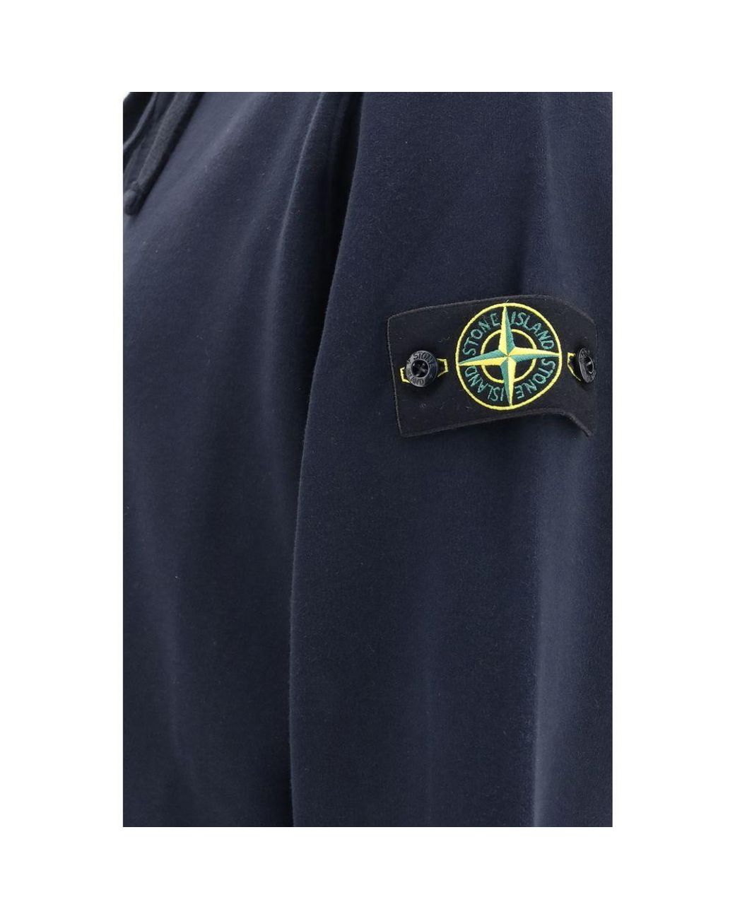 Stone Island Blue Cotton Sweatshirt for men