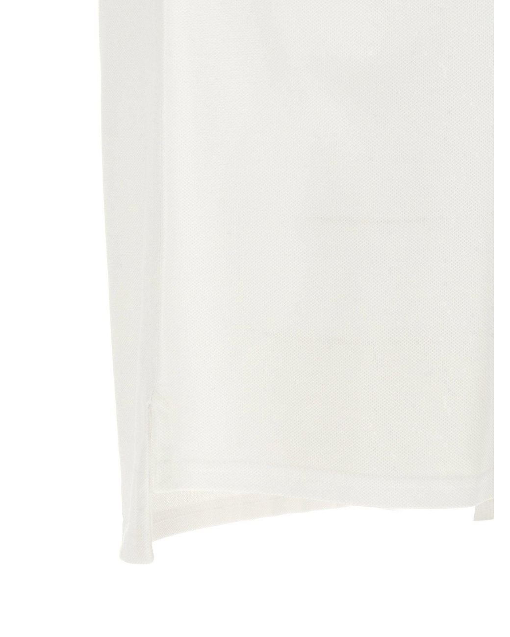 Givenchy White Piqué Cotton Polo Shirt