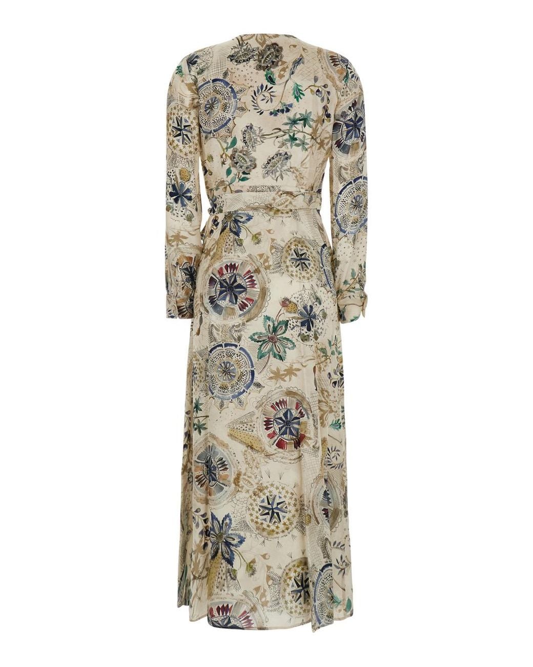 Momoní Natural Dress V-Neck Viscose