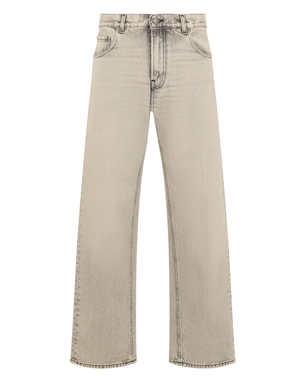 Haikure Natural Straight-Leg Jeans Cotton