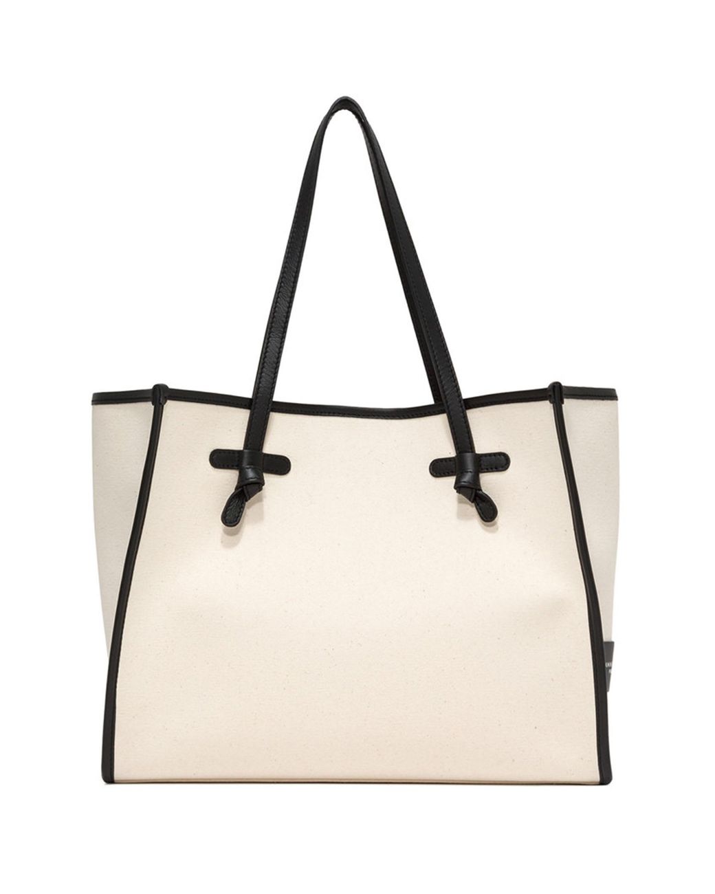 Gianni Chiarini Marcella Two-tone Leather Shopping Bag in Natural | Lyst