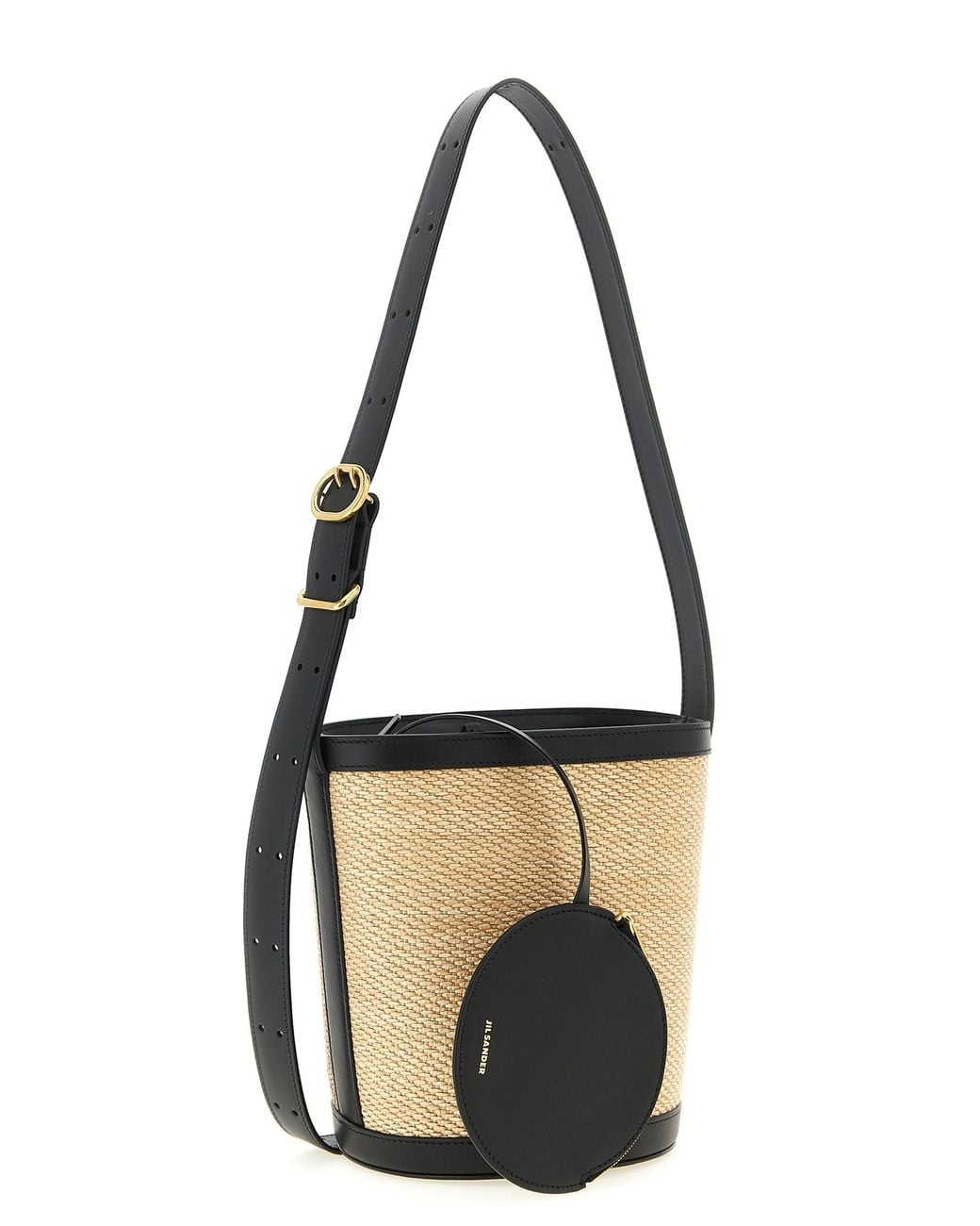 Jil Sander White Polyamide Shoulder Bag