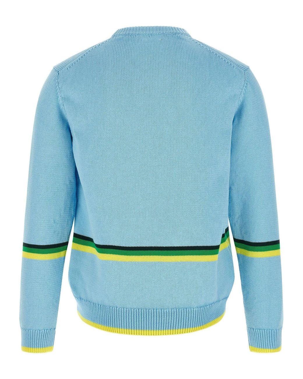 J.W. Anderson Blue Car Graphic Cotton Sweater