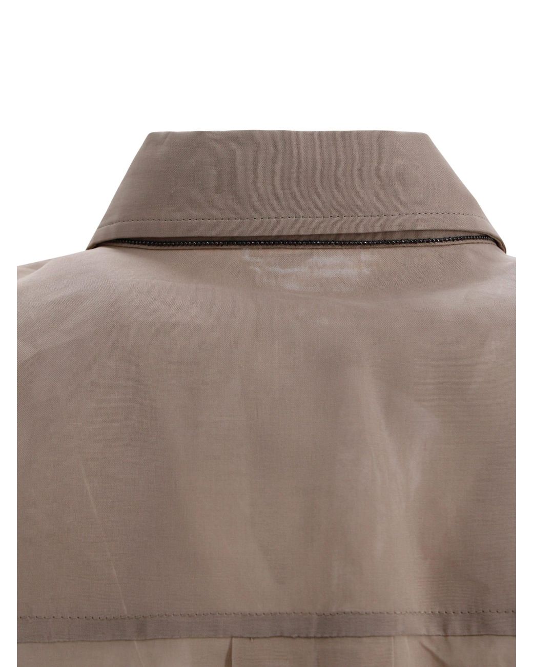 Brunello Cucinelli Brown Shirts Silk