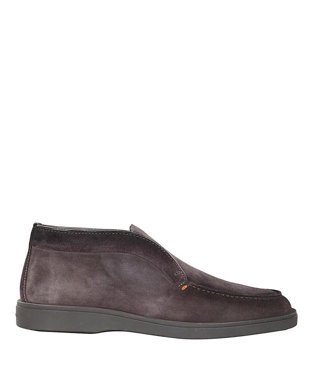 Mens Slip-on shoes Santoni Slip-on shoes Santoni Leather Dragon Loafers in Grey for Men Black Save 10% 