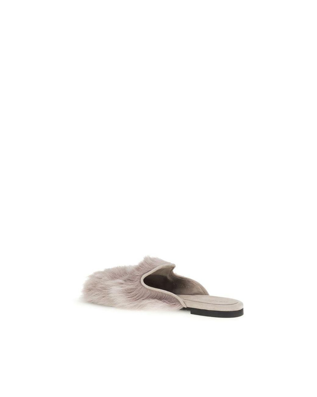 Dolce & Gabbana Natural Lamb Ovis Aries Mules