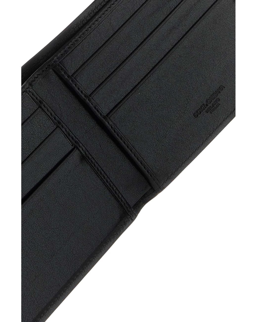 Dolce & Gabbana Black Leather Wallet for men