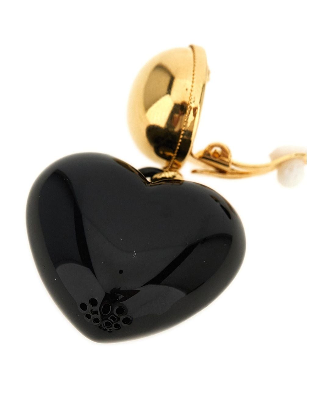 Dolce & Gabbana Metallic Dolce & Gabbana Dg Heart Earrings