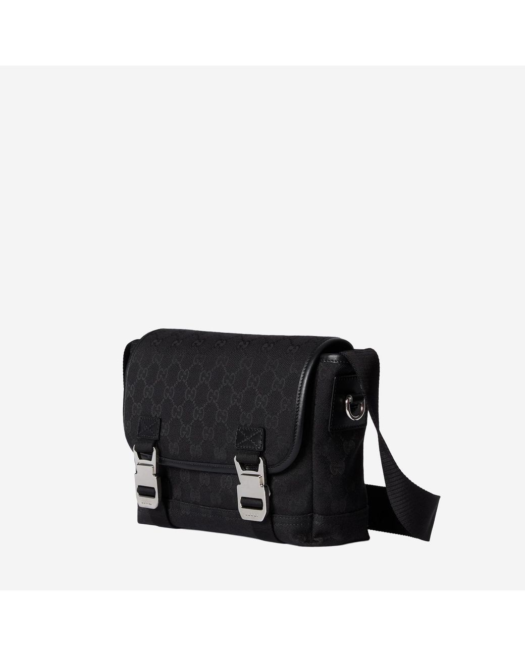 Gucci Black Gg Fabric Shoulder Bag for men