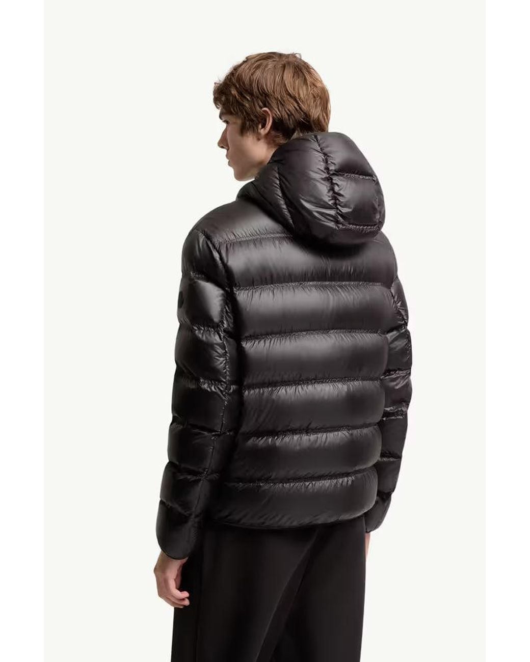Moncler Black Moncler Quilted Puffer Down Jacket
