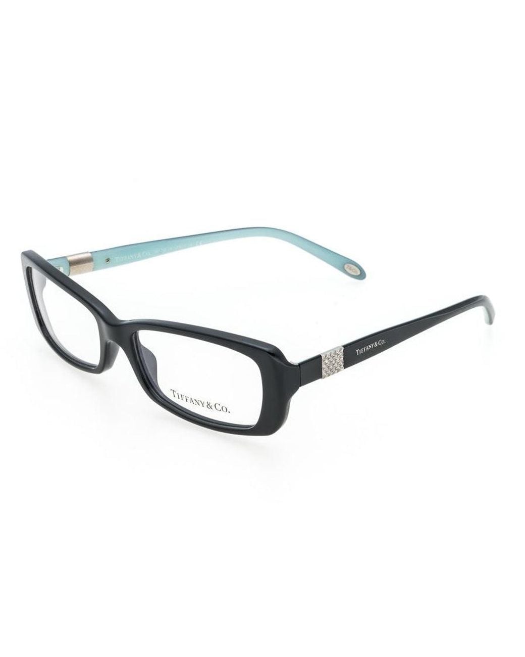 Tiffany & Co Brown Eyeglasses Rectangle Full Rim, Frame And Clear Demo Lenses Lens Tf2070-B8001 Sunglasses
