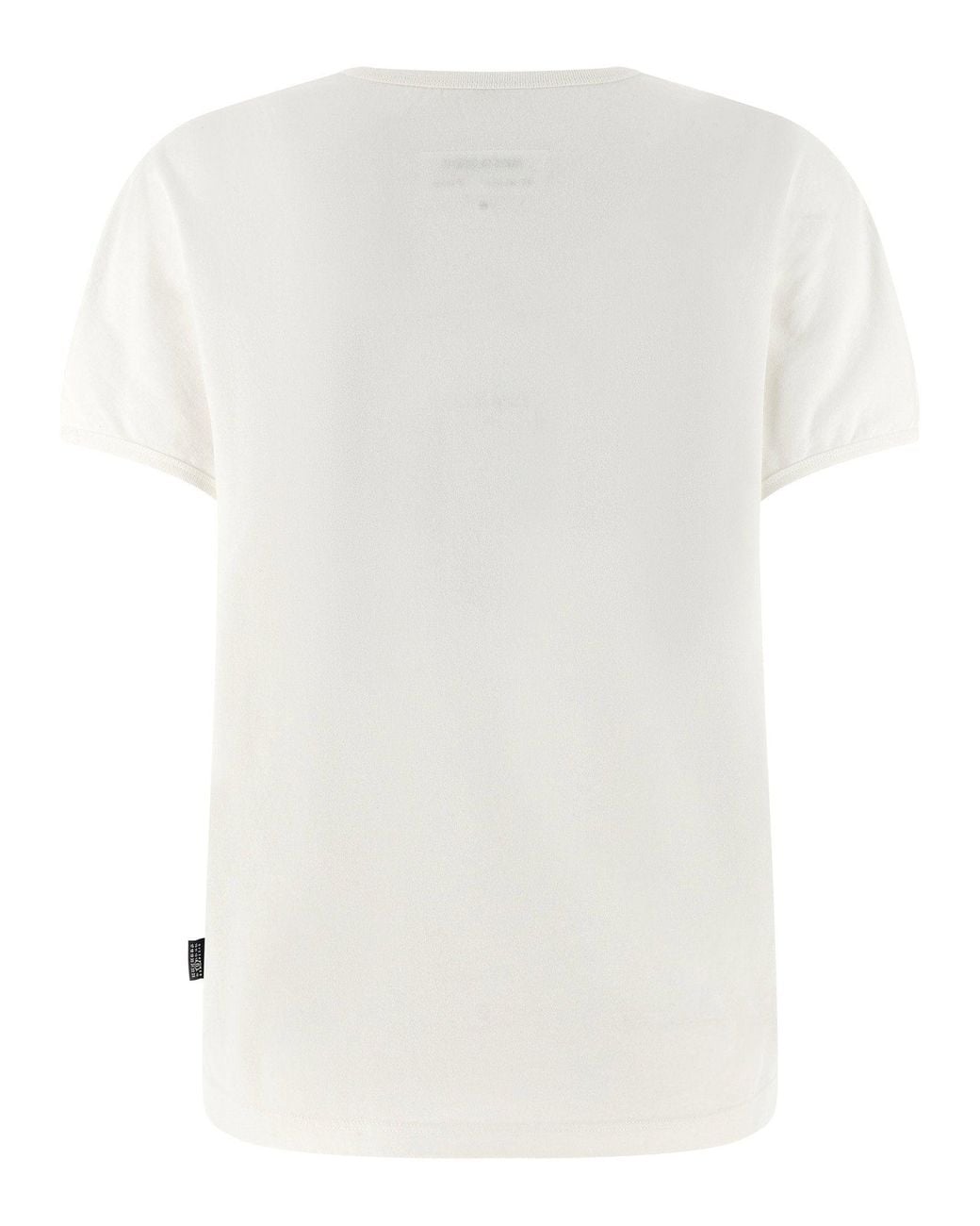 MM6 by Maison Margiela White Arc Print T-Shirt