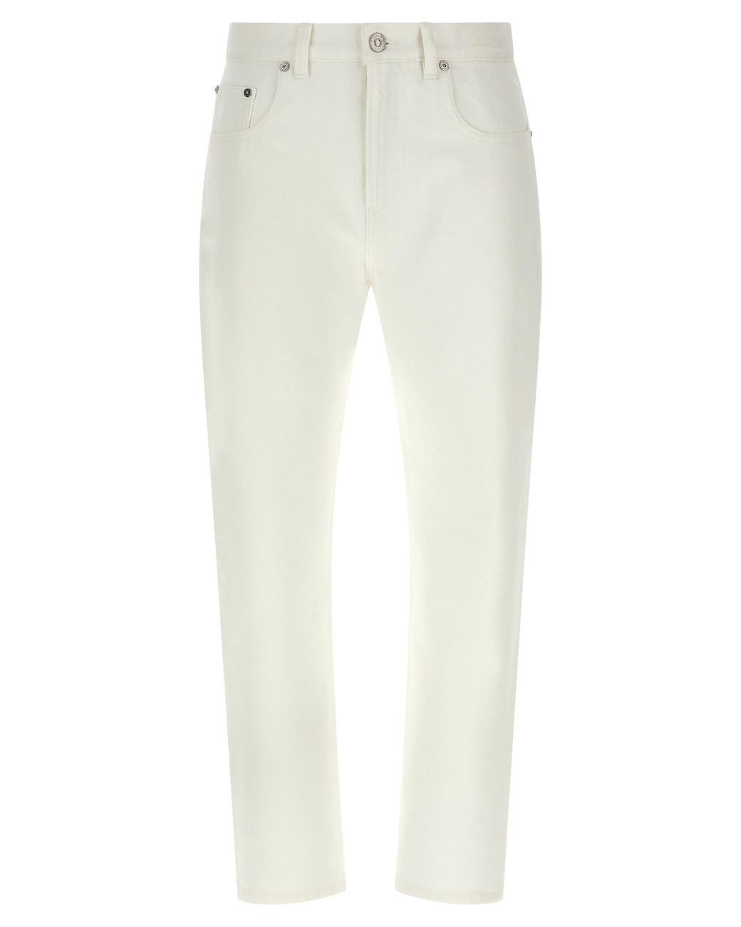 Victoria Beckham White High Waist Jeans