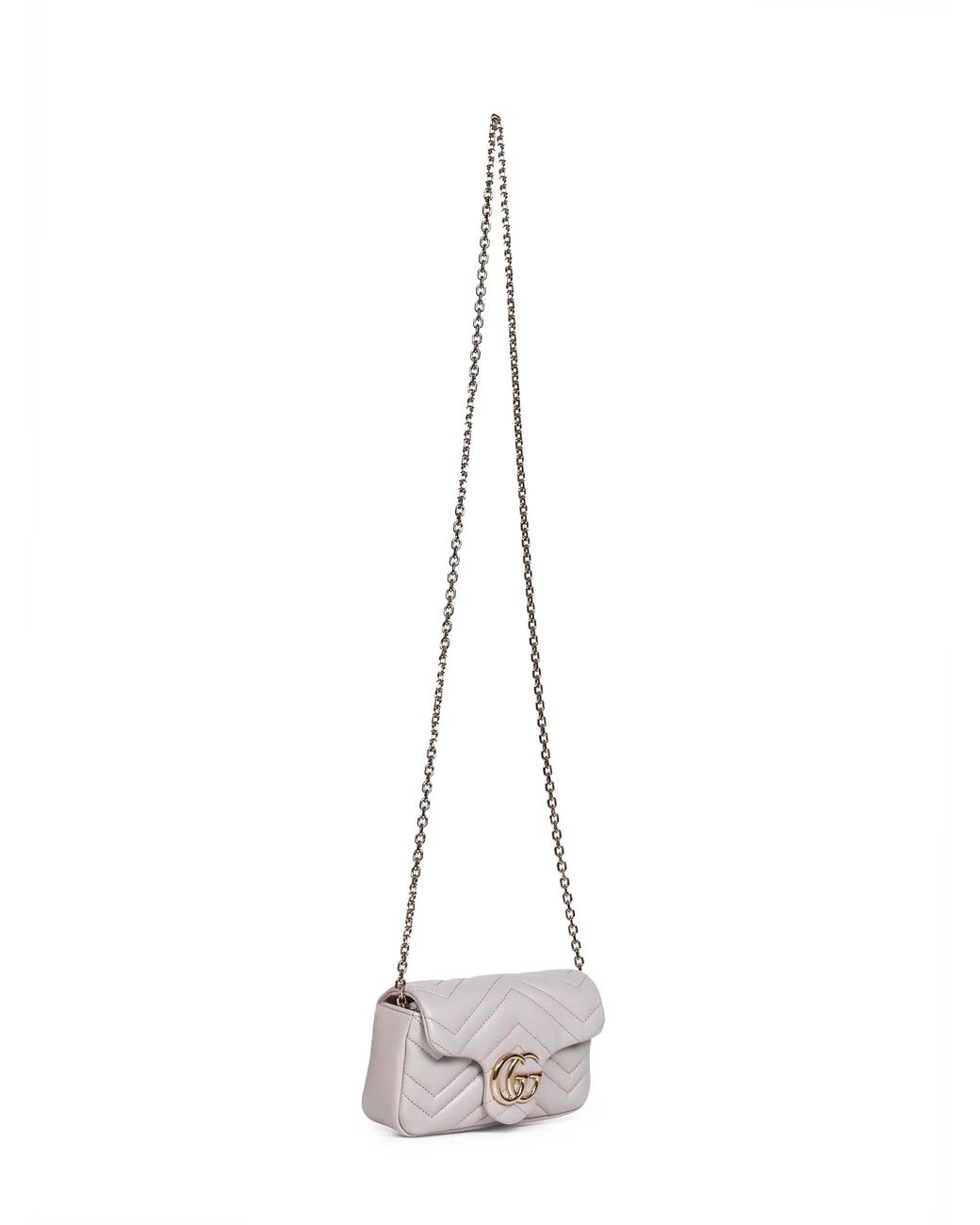 Gucci Natural Light Gg Marmont Mini Shoulder Bag
