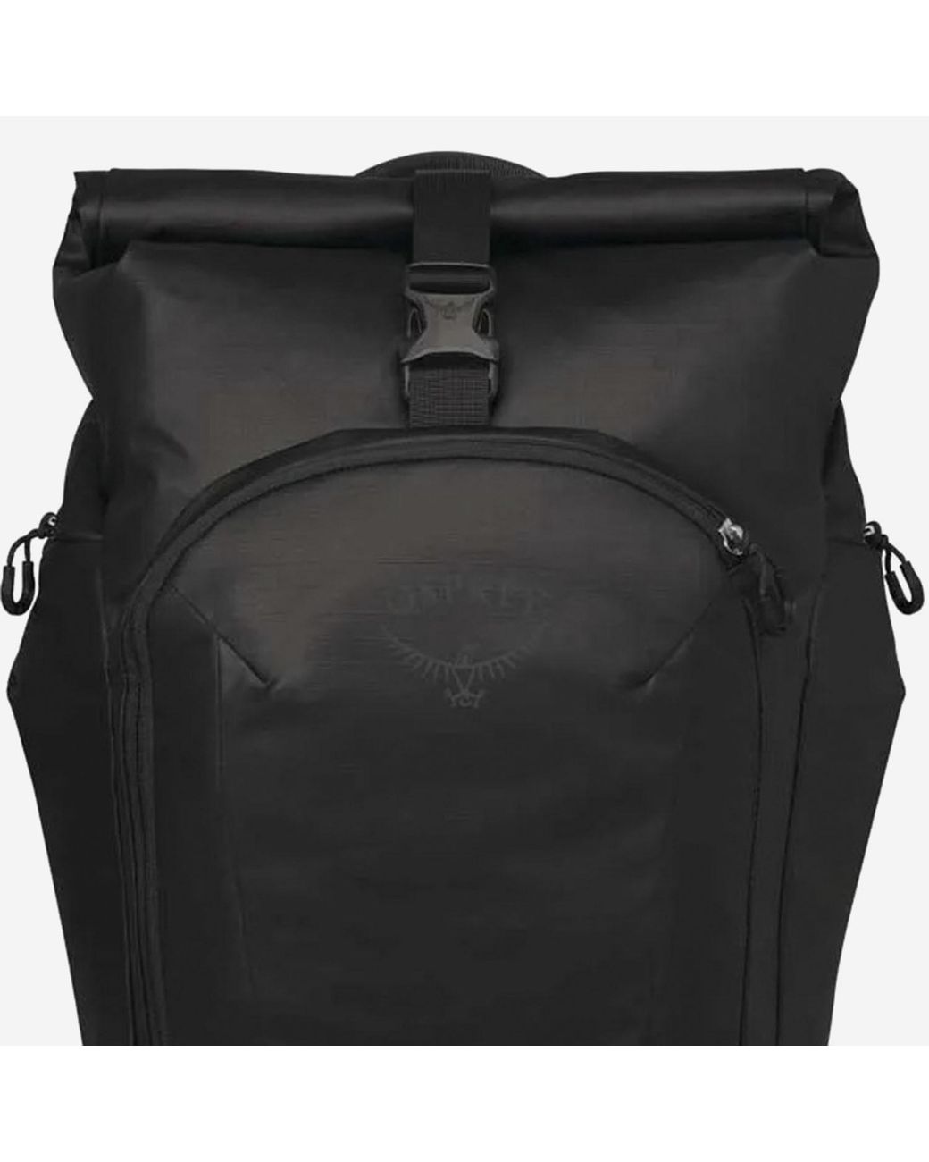 Osprey Black Transporter Roll Top Backpack Nylon Backpacks for men