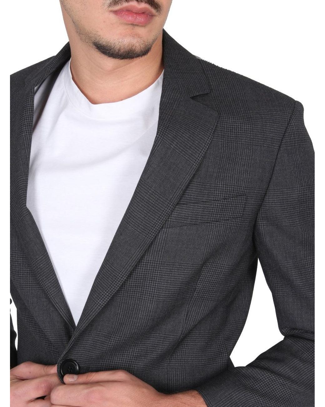 Aspesi Black Aspesi Virgin Wool Jacket for men