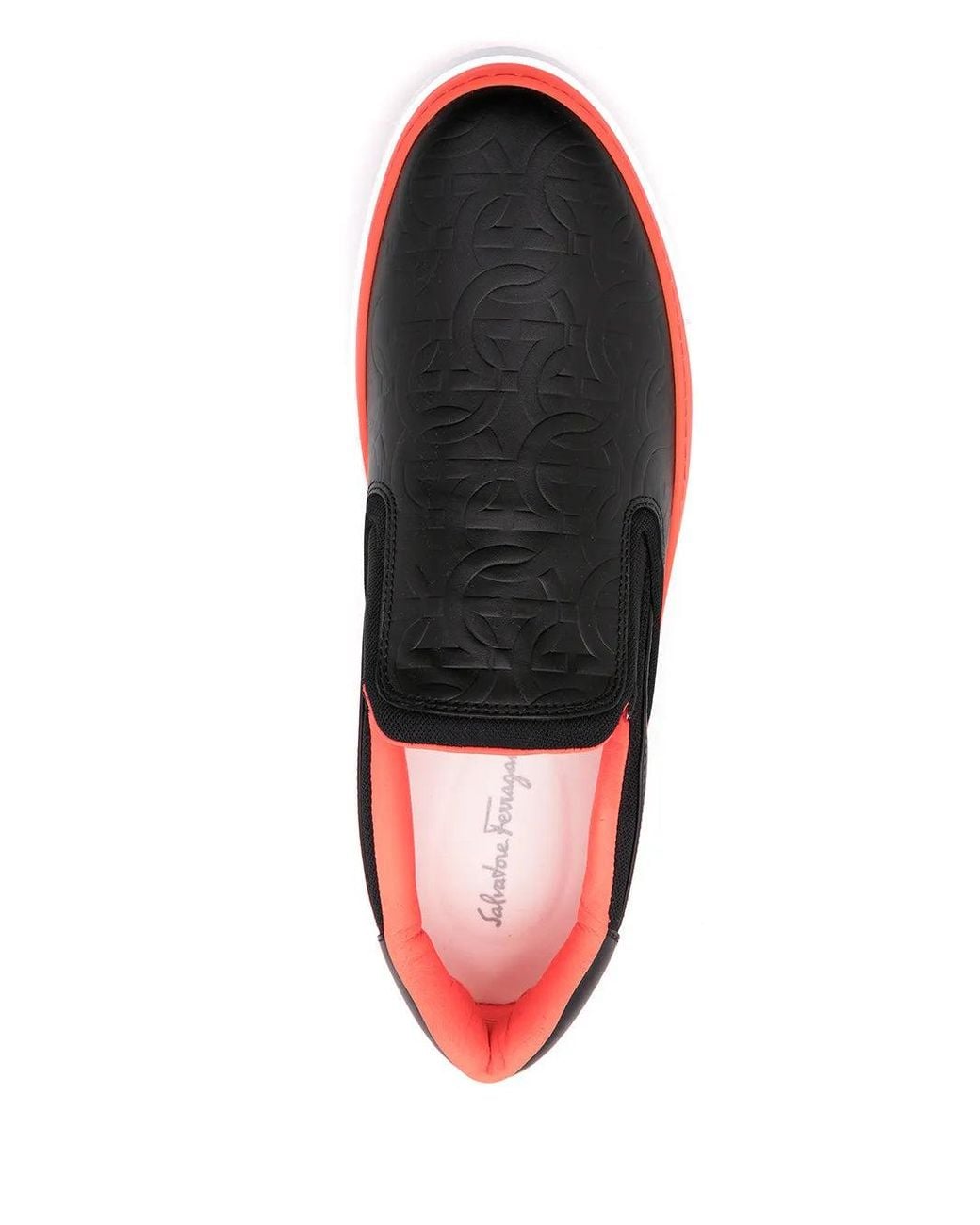 Ferragamo White Slip-On Sneakers 020662750054 for men